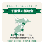 千葉県の薪ストーブ・ペレットストーブ補助金（令和8年度 8月調査）