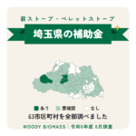 埼玉県の薪ストーブ・ペレットストーブ補助金（令和8年度 8月調査）